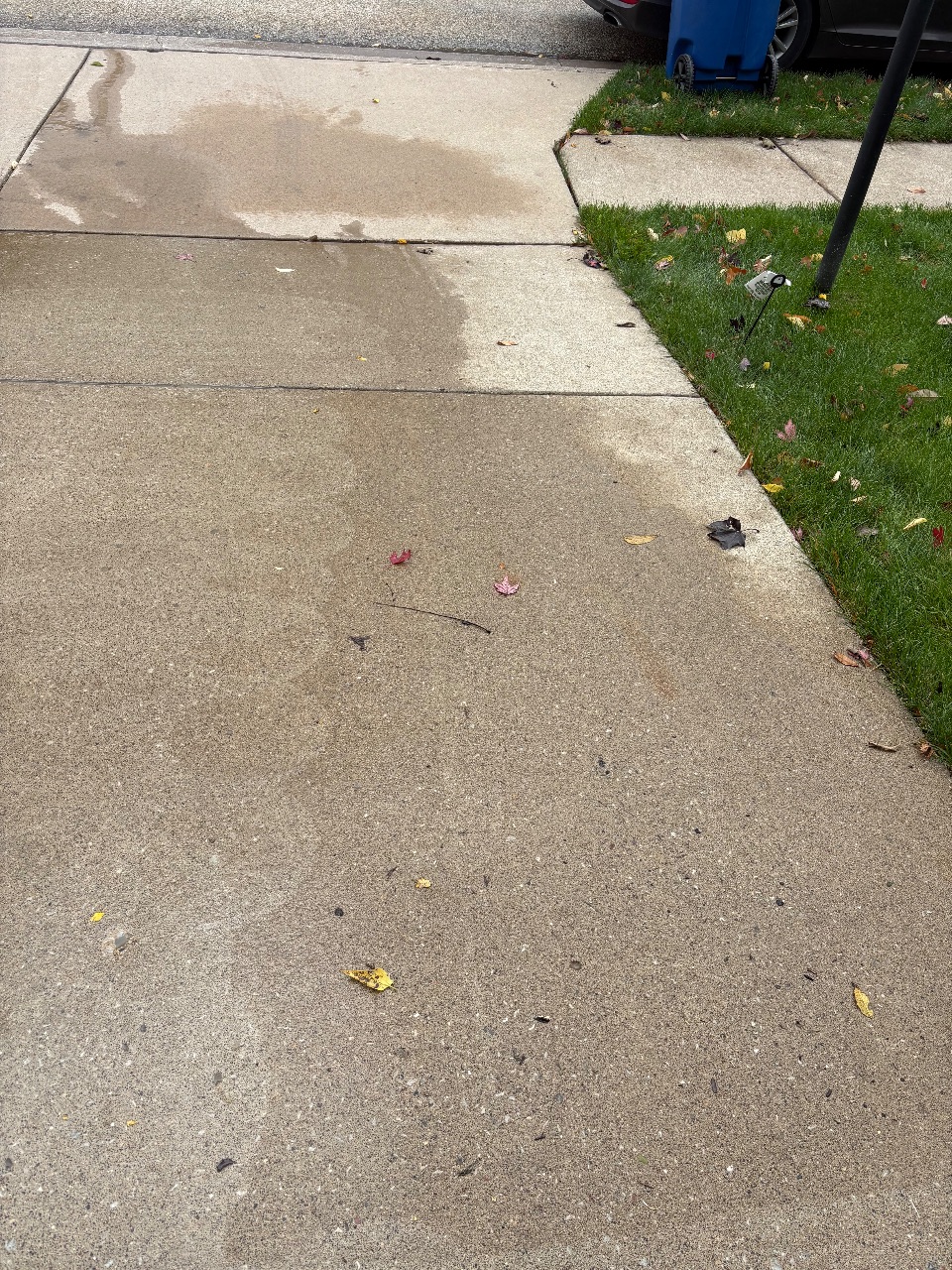 Whole-property pressure washing (siding, gutters, driveway, deck), after the work